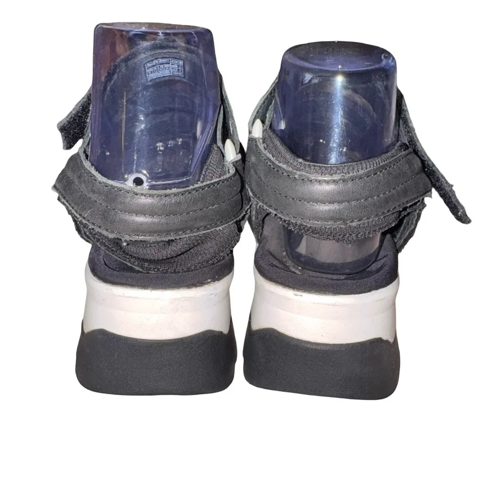 Teva Black‎ Platform Sport Sandals Flatform Chunky Hiking Utility Sandals 9.5